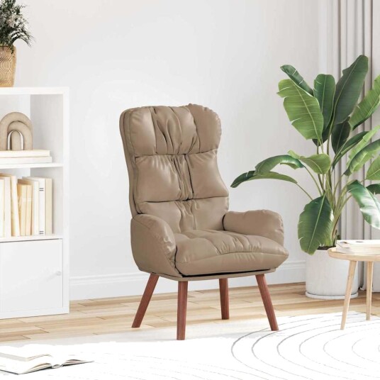  Avslappende stol Cappuccino 69 x 74 x 93 cm Kunstlær