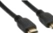 Inline Hdmi Kabel 19Pin M/M 1M 1M Hdmi Type A Standard Hdmi Type A Standard Sort