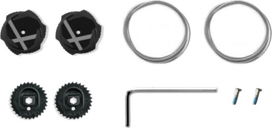 Northwave Slw X-Dial Knob Kit erstatningsknotter BLACK Northwave Slw X-Dial Knob Kit erstatningsknotter BLACK