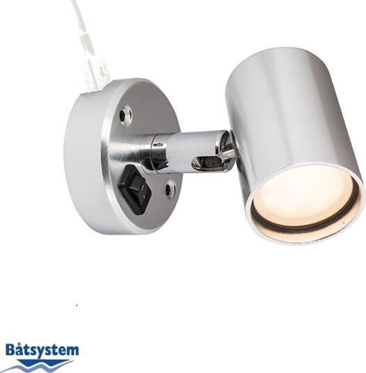 Leselampe led tube d1 med usb uttak