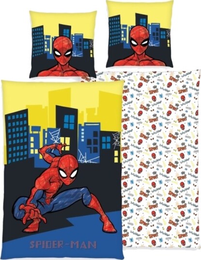 Spiderman Sengetøj 100 Procent Bomuld