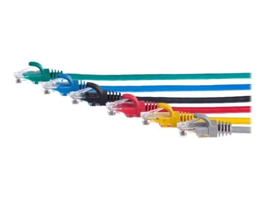 Netrack Koblingskabel Rj-45 Hann Til Rj-45 Hann 1 M Utp Cat 6 Formstøpt Uten Hindringer Gul