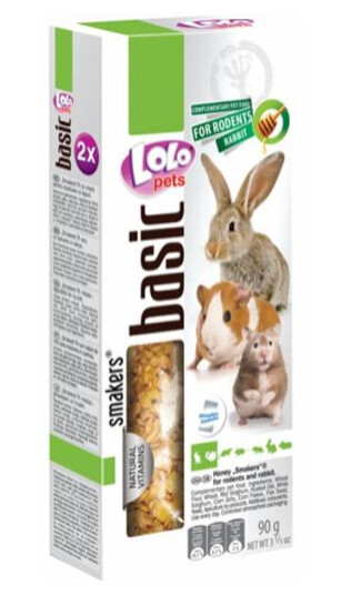 Lolo Pets Frøstenger Gnager/Kanin Med Honning