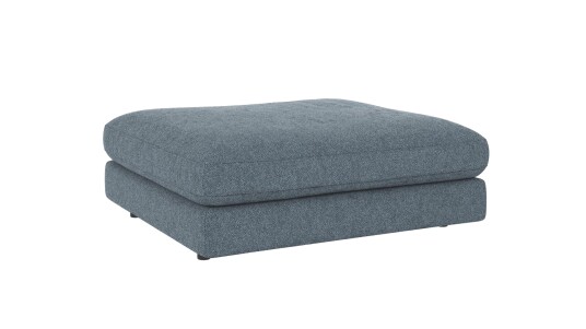 Rowico Home Duncan fotskammel Middels blå Bobby 15 112 x 103 x 41 cm Blå