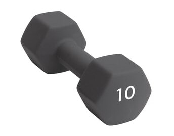 Abilica Dumbbell 10 Kg Dark Grey Abilica Dumbbell 10 Kg Dark Grey