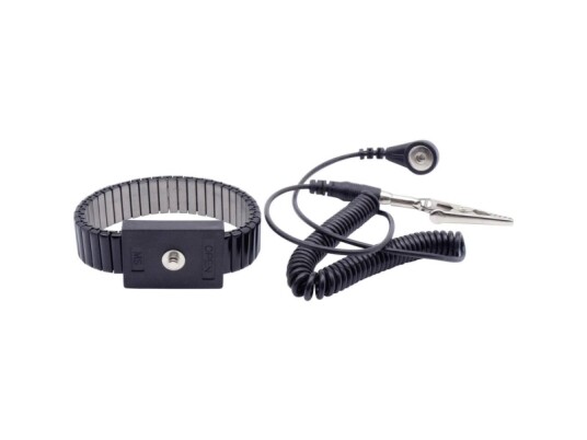 Quadrios Esd Håndledsbånd Sort Trykknap 4 Mm Quadrios Esd Håndledsbånd Sort Trykknap 4 Mm