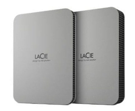 LaCie 5 TB Mobile Drive Ekstern Harddisk USB 3.2 Sølv