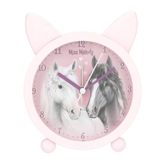 Miss Melody Alarm Clock FANTASY HORSE Pink
