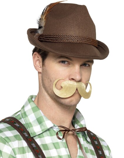 Smiffys Brun Deluxe Trenker Oktoberfesthatt