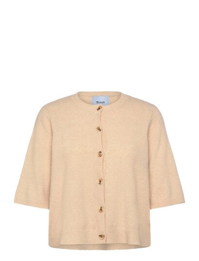 Minus Msjanna Knit Cardigan Beige XS Minus Msjanna Knit Cardigan Beige XS