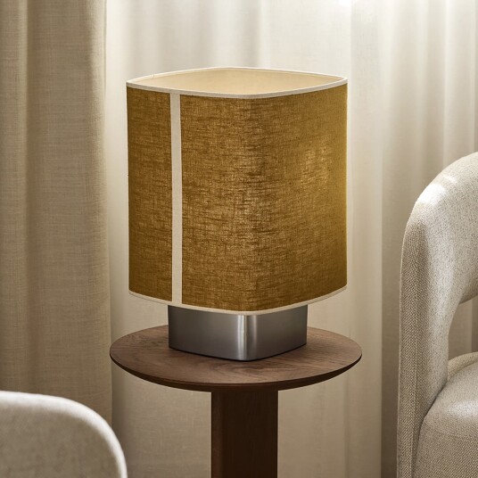 Bordlampe MARKET SET Dolce Gul Stue Stoff / Tekstil Design 28 41 Gul