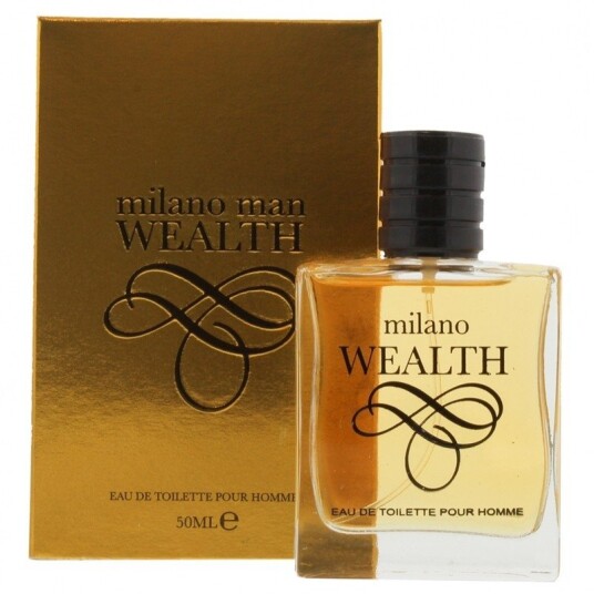 Milano Man Wealth 50ml Treaktig Kryddret Parfyme med Blodmandarin og Grapefrukt