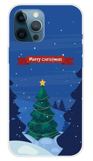 INCOVER iPhone 15 Pro Fleksibelt Plast Jul Deksel - Merry Christmas - Juletre INCOVER iPhone 15 Pro Fleksibelt Plast Jul Deksel - Merry Christmas - Juletre