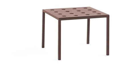 HAY Balkong Lavt Bord L51 x H38 Jernrødt