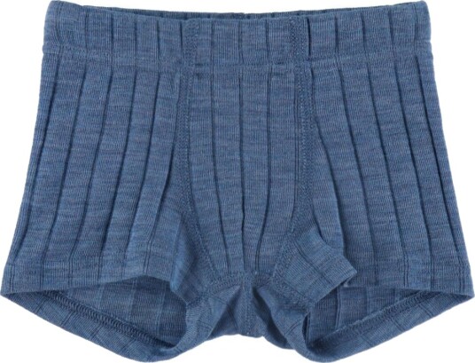 Joha Boxershorts Ull/Silke Blå Melert Joha 90 Boxershorts