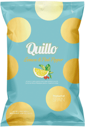 Quillo Lemon & Pink Pepper Chips   45 g
