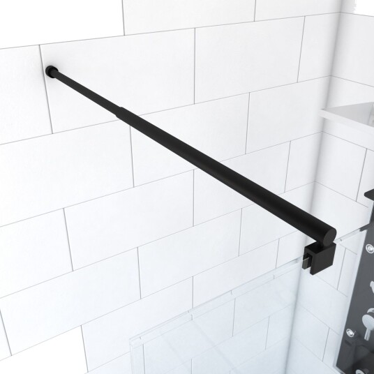 Dusjstang 70 cm - Svart