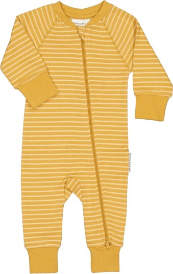 Geggamoja Pyjamas Two Way Zipper YELLOW/YELLOW 50/56 L Geggamoja Pyjamas Two Way Zipper YELLOW/YELLOW 50/56 L