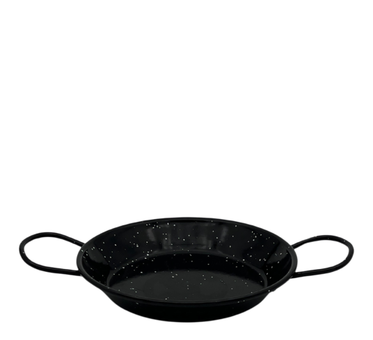 Emaljert tapaspanne ø15 cm stål sort Emaljert tapaspanne ø15 cm stål sort
