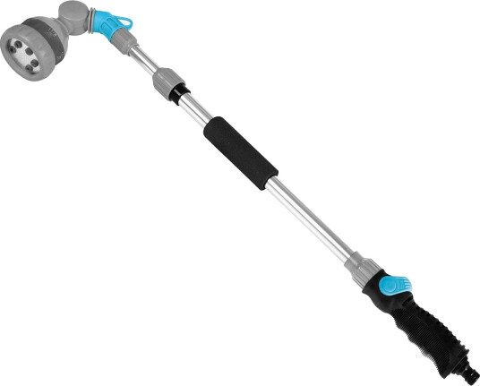 Cellfast Spraypistol med teleskopstang for hageslange ??? 77/110 cm ??? Bl??/Svart/Gr??