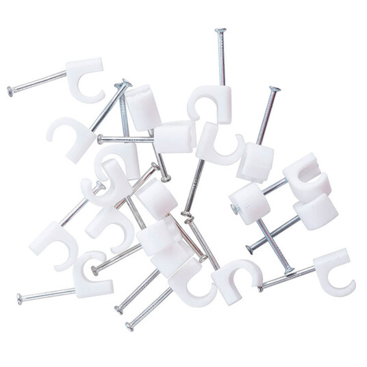 E-Line Kabelklips For Rund Kabel 5-7mm 20 Stk