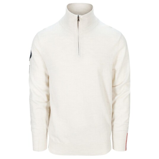 Amundsen Peak Half Zip Mens Genser Melkehvit male XL
