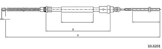 Bremsewire METZGER 10.6201