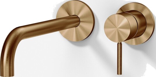 Semplice Ettgreps Servantarmatur SHV502 22cm Tut PVD Børstet Kobber Semplice Ettgreps Servantarmatur SHV502 22cm Tut PVD Børstet Kobber
