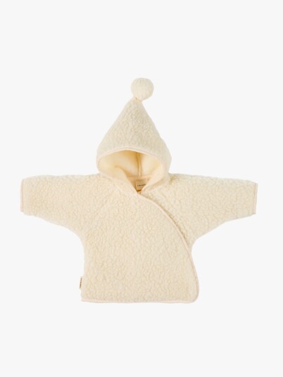 Binibamba Merino Snuggle Jacket Milk 2 4 år