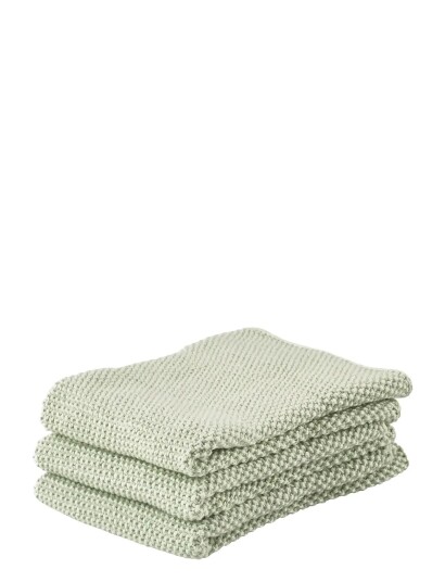 Zone Denmark Karklud 3 Stk. Mint - Green - 27X27X0.3CM x 27 Zone Denmark Karklud 3 Stk. Mint - Green - 27X27X0.3CM x 27