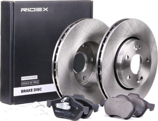 Bremseskiver og -klosser RIDEX 3405B0166