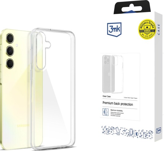 3Mk Mobildeksel for Galaxy A55 5G - Gjennomsiktig TPU Beskyttelse