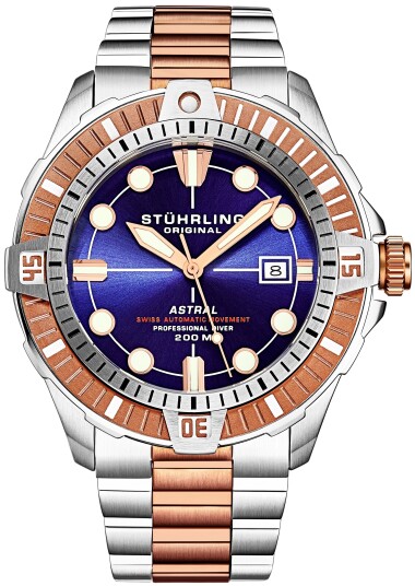 Stührling Original Herreklokke 1005.04 Astral Blå/Stål Ø45 mm Stührling Original Herreklokke 1005.04 Astral Blå/Stål Ø45 mm