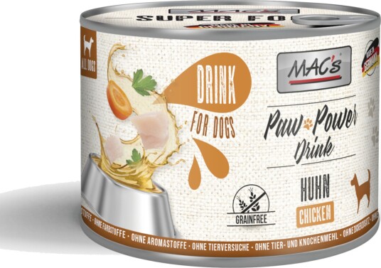 Mac's våtfôr Dog Paw Power Drink Grønnsaker 6 x 185 g