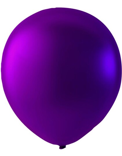 100 stk 23 cm MEGAPACK Lilla Metallic Ballonger