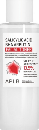 APLB Salicylic Acid BHA Arbutin Facial Toner 160ml APLB Salicylic Acid BHA Arbutin Facial Toner 160ml