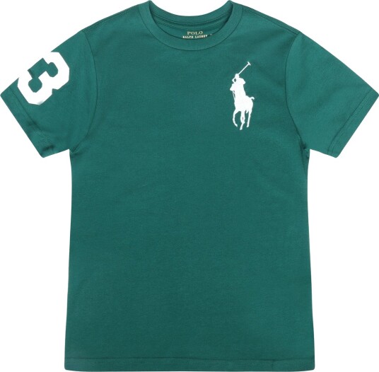 Ralph Lauren Kids 26/1 Jersey Ss Cn Tp Tsh Green 150 161