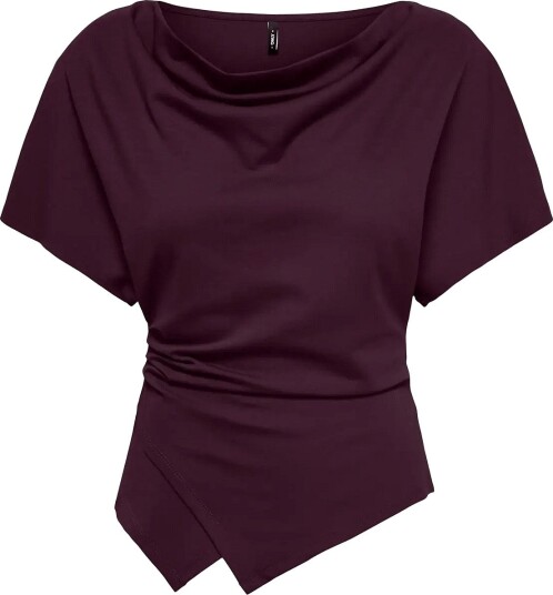 ONLY Onlember S/S Waterfall Top Jrs WINETASTING M