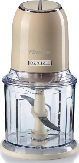 Ariete 0438 Vintage minihakker 400W (600ml) Beige Ariete 0438 Vintage minihakker 400W (600ml) Beige