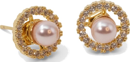 Lily and Rose Miranda Twist earrings Rosaline (gold)