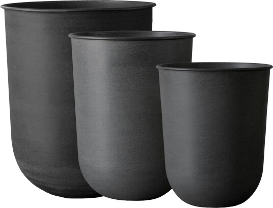 Dbkd Out Krukke 3 pk Svart Dbkd Out Krukke 3 pk Svart