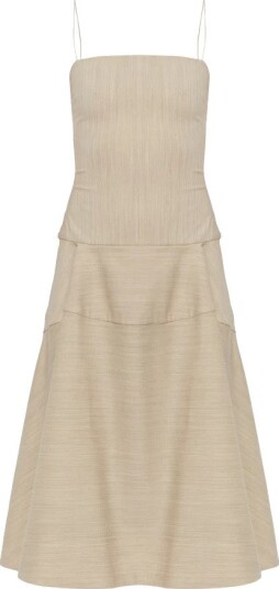 Jacquemus Dame Kjoler Beige XS,