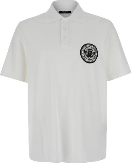 Balmain Herre Topper Hvit L Balmain Herre Topper Hvit L