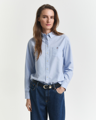 Gant Oxford-skjorte med normal passform LIGHT BLUE 36