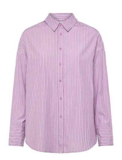 Coster Copenhagen Loose Stribet Shirt Pink 40