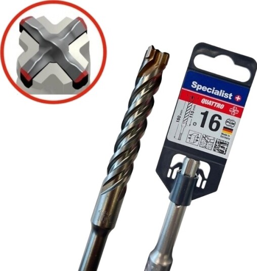 Specialist+ Firehulls Drillbits Quattro 16/110X160 Mm