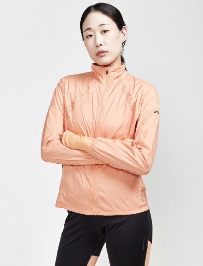 Craft Adv Essence Wind Jacket W - Orange - S Craft Adv Essence Wind Jacket W - Orange - S