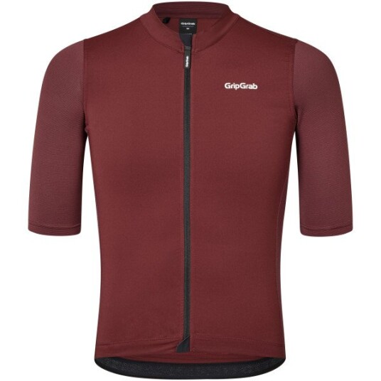 Gripgrab Men's Ride Short Sleeve Jersey Dark Red L, Dark Red