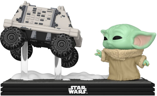 Funko POP! Moments: Mandalorian & Grogu Grogu with Polar Mouse Droid Star Wars