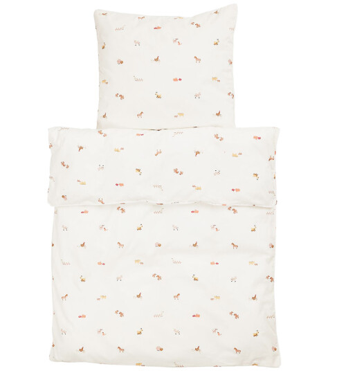 Smallstuff Junior Bedding Farm Living 140 x 100 cm Peach